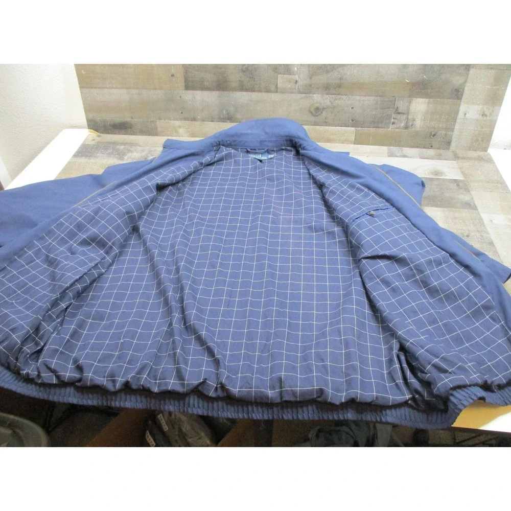 Polo Ralph Lauren Jacket Mens 3XLT Navy Full Zip Harrington Lined Windbreaker